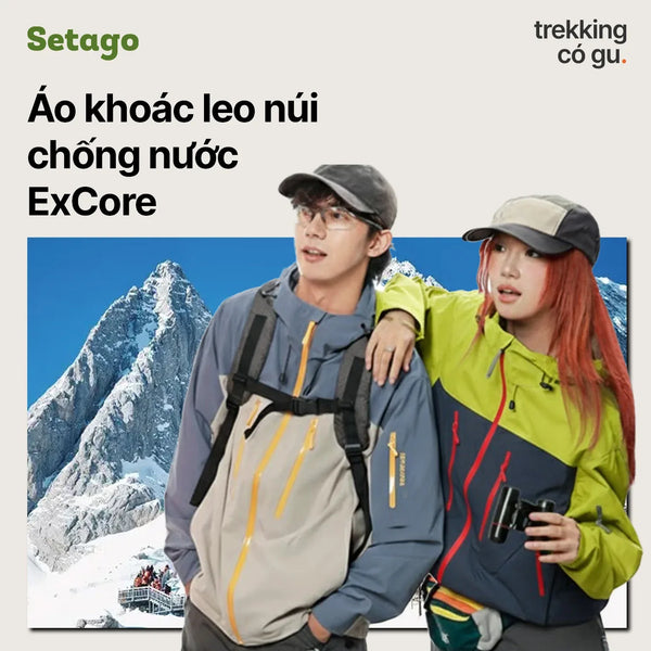 Áo khoác leo núi ExCore kháng nước siêu nhẹ