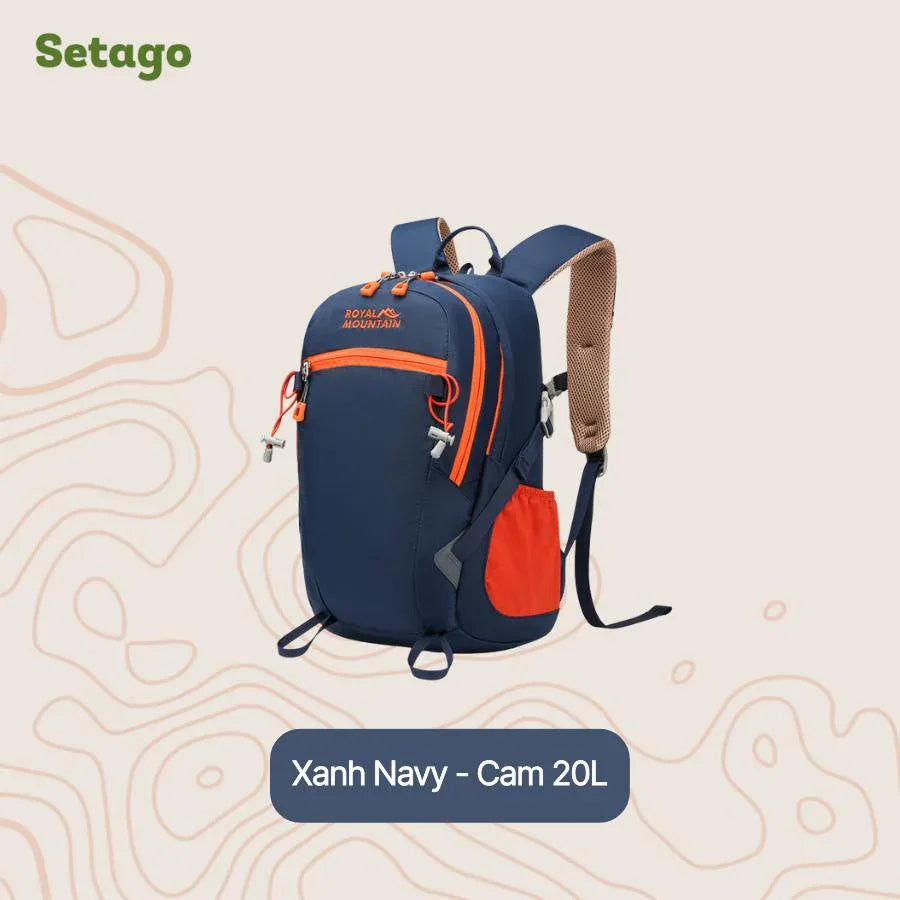 Balo_mountian_royal_20L_Xanh_Navy - Setago Travel & Outdoor