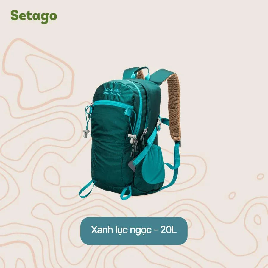 Balo_mountian_royal_20L_Xanh_Ngoc - Setago Travel & Outdoor