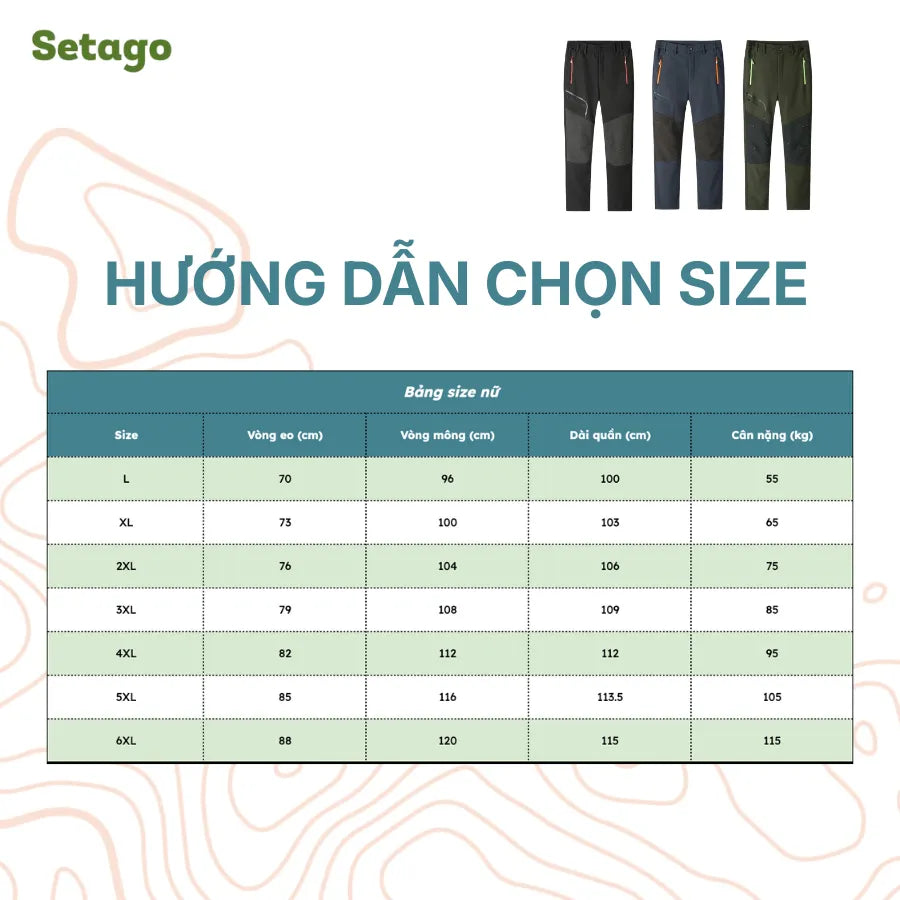 SizeAlaskanam - Setago Travel & Outdoor