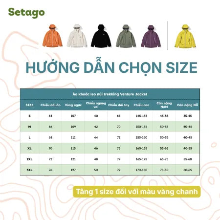 SizeVenture - Setago Travel & Outdoor