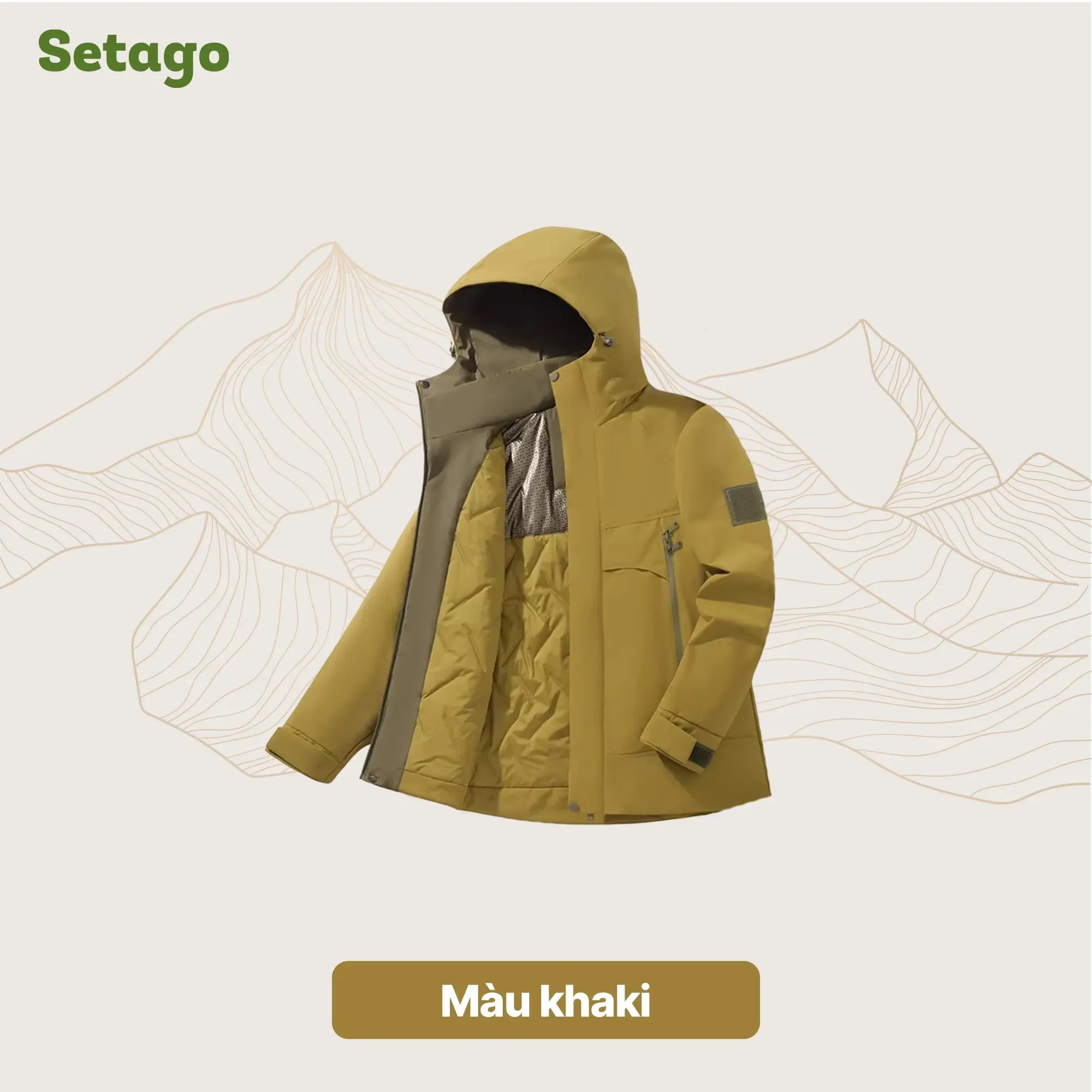 Stormer_Khaki - Setago Travel & Outdoor