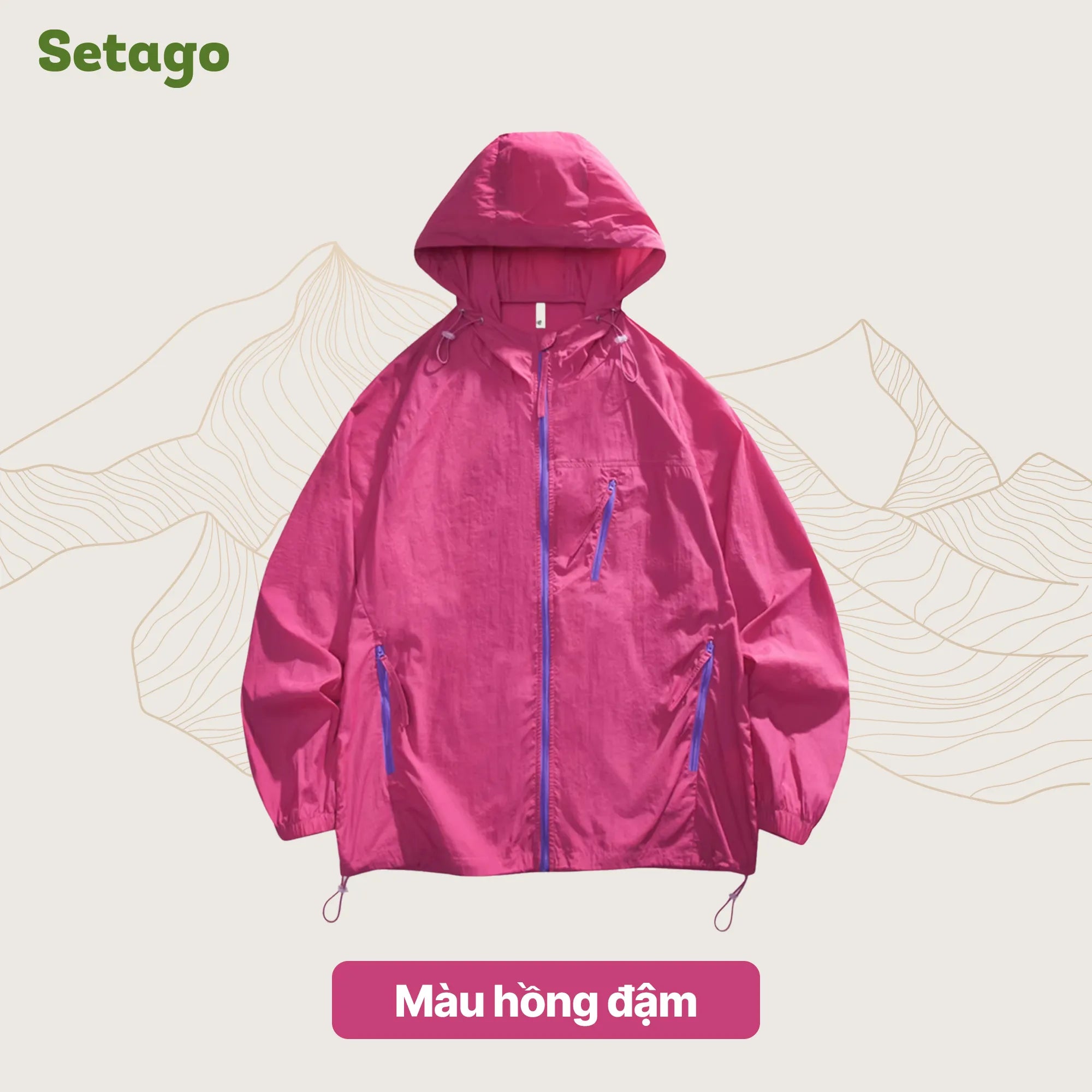 Áo khoác Nordee dã ngoại chống nắng UPF 50+