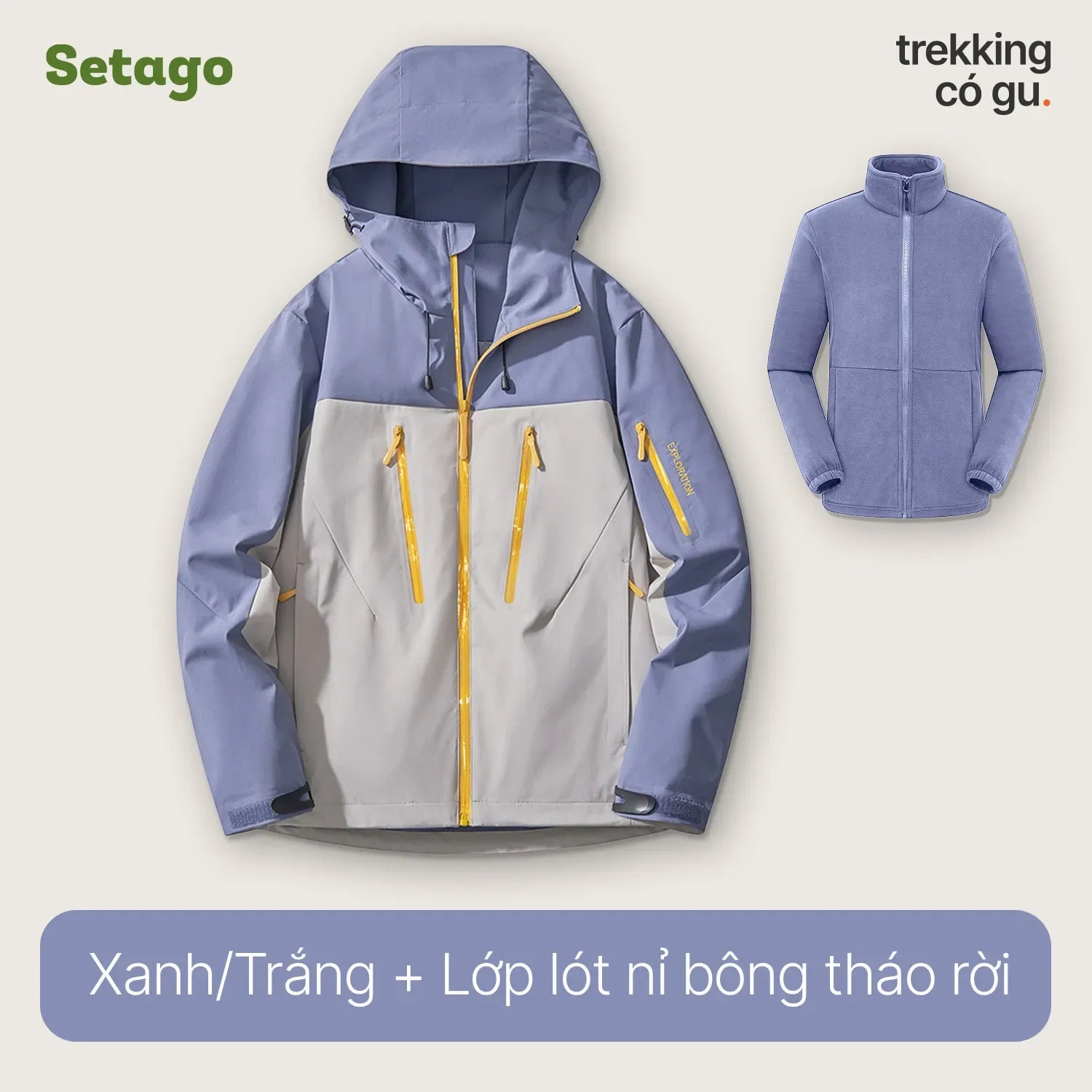 ao-khoac-excore-mau-xanh-trang-3-trong-1 - Setago Travel & Outdoor