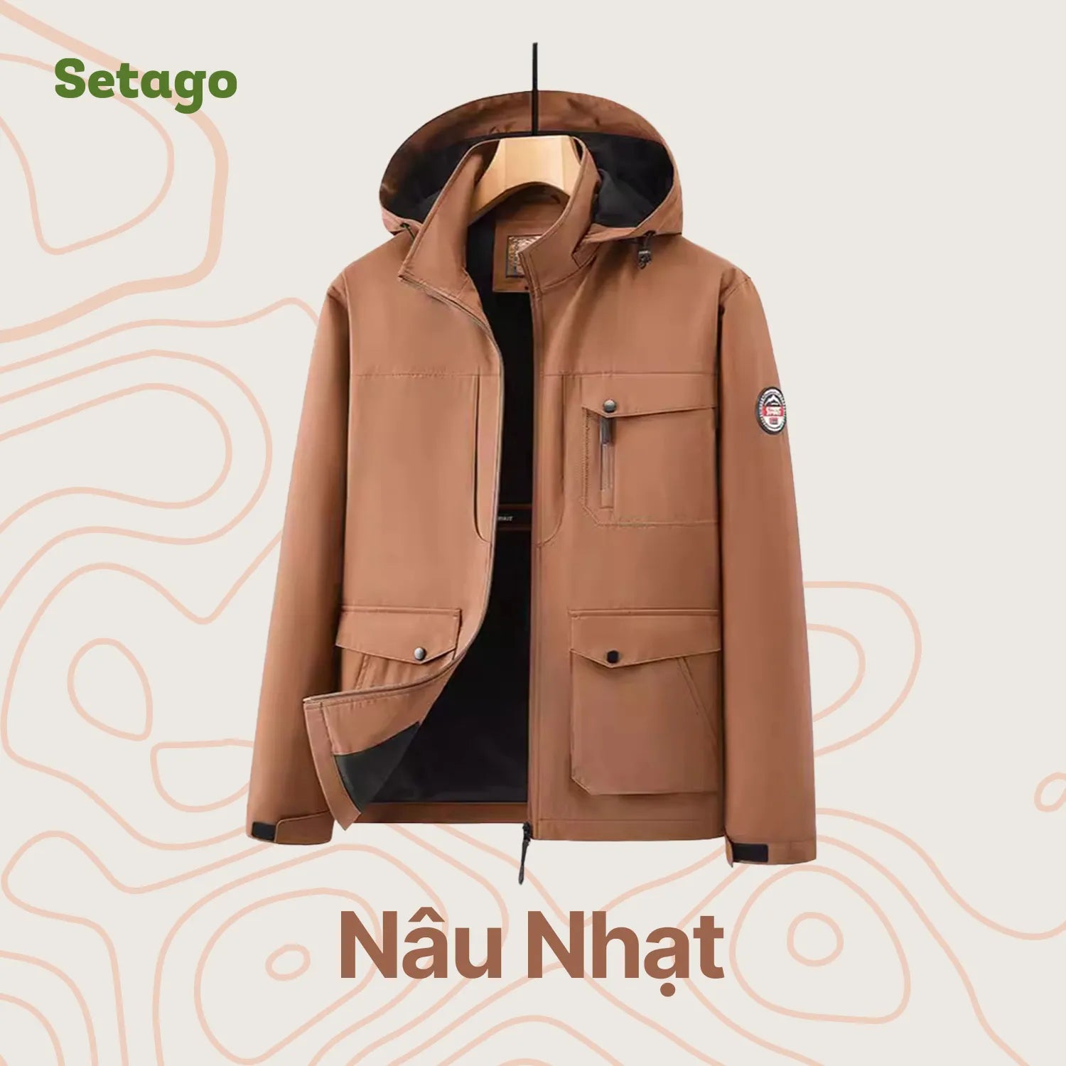 ao-khoac-thorin-mau-nau-nhat-thoi-trang - Setago Travel & Outdoor