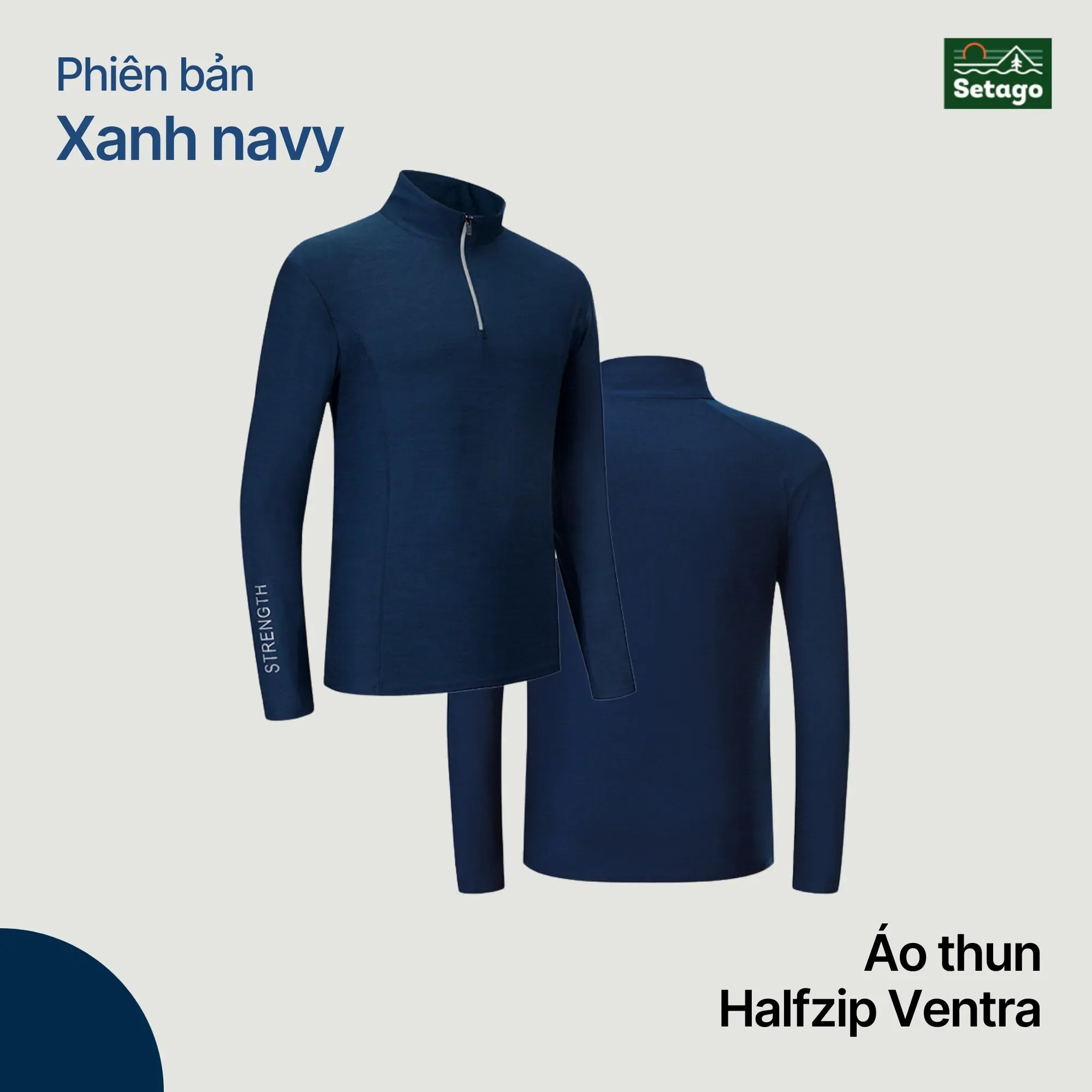 ao-thun-halfzip-ventra-mau-xanh-navy - Setago Travel & Outdoor