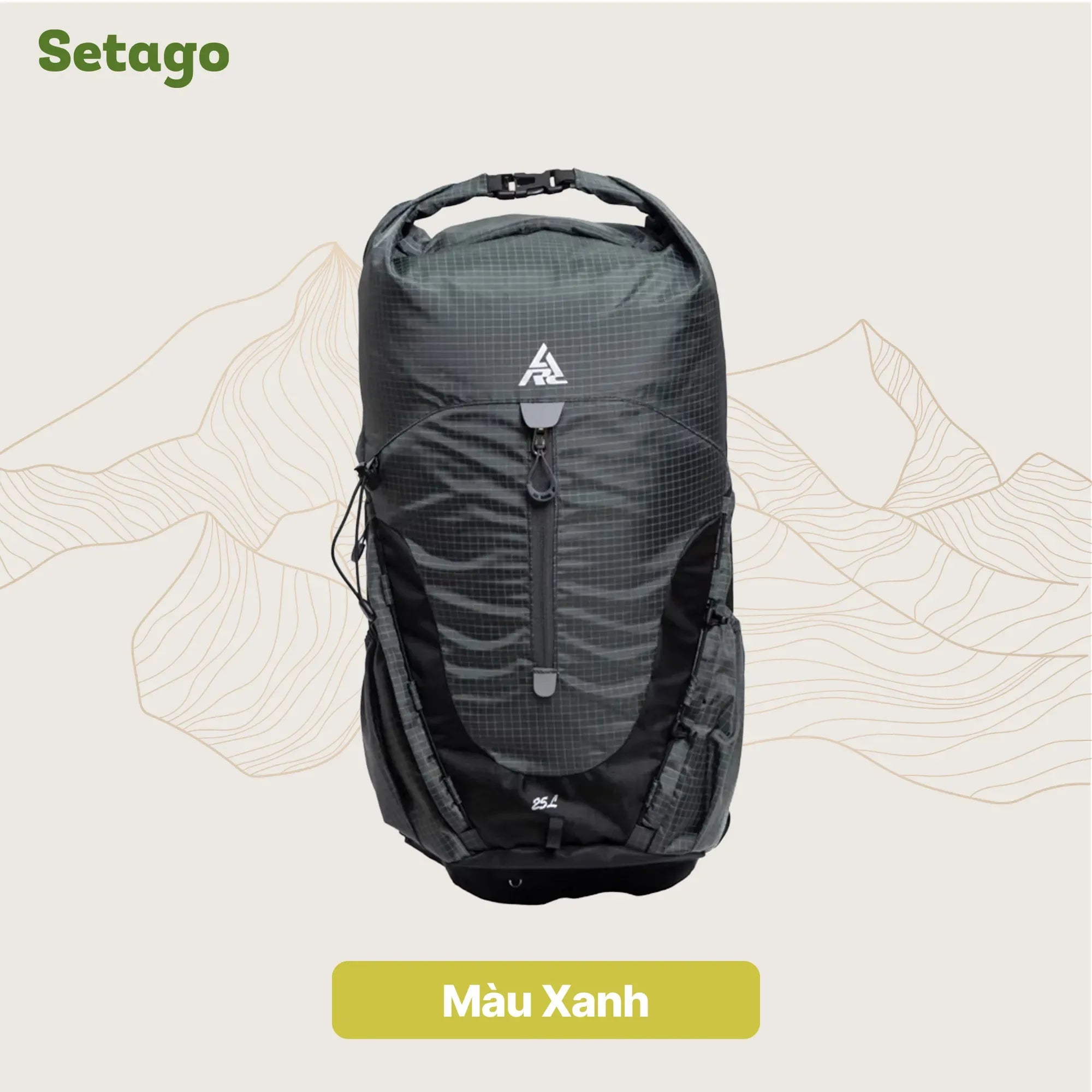 balo-da-ngoai-arc-lite-25l-mau-xanh-den - Setago Travel & Outdoor