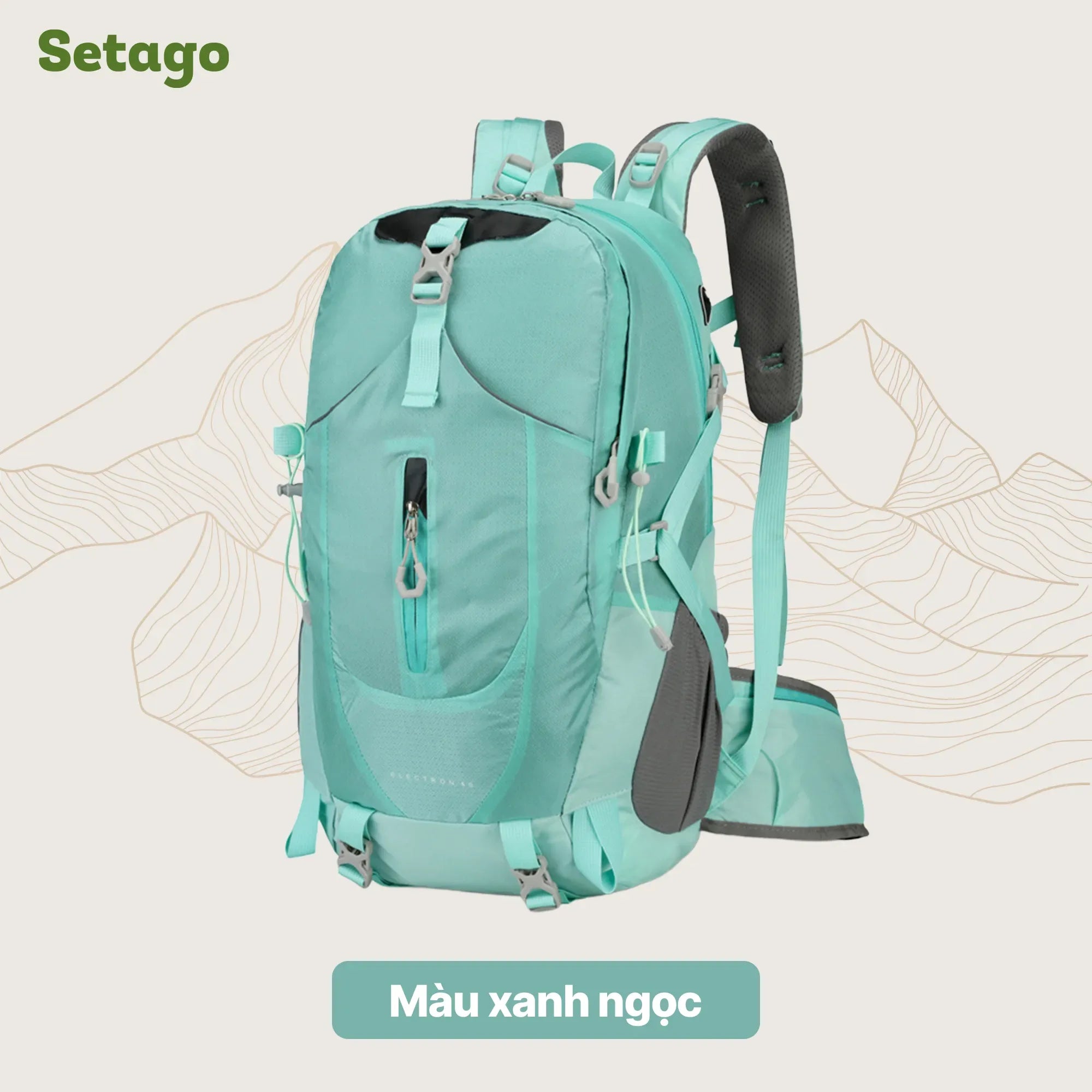 balo-da-ngoai-electron-40-mau-xanh-ngoc - Setago Travel & Outdoor
