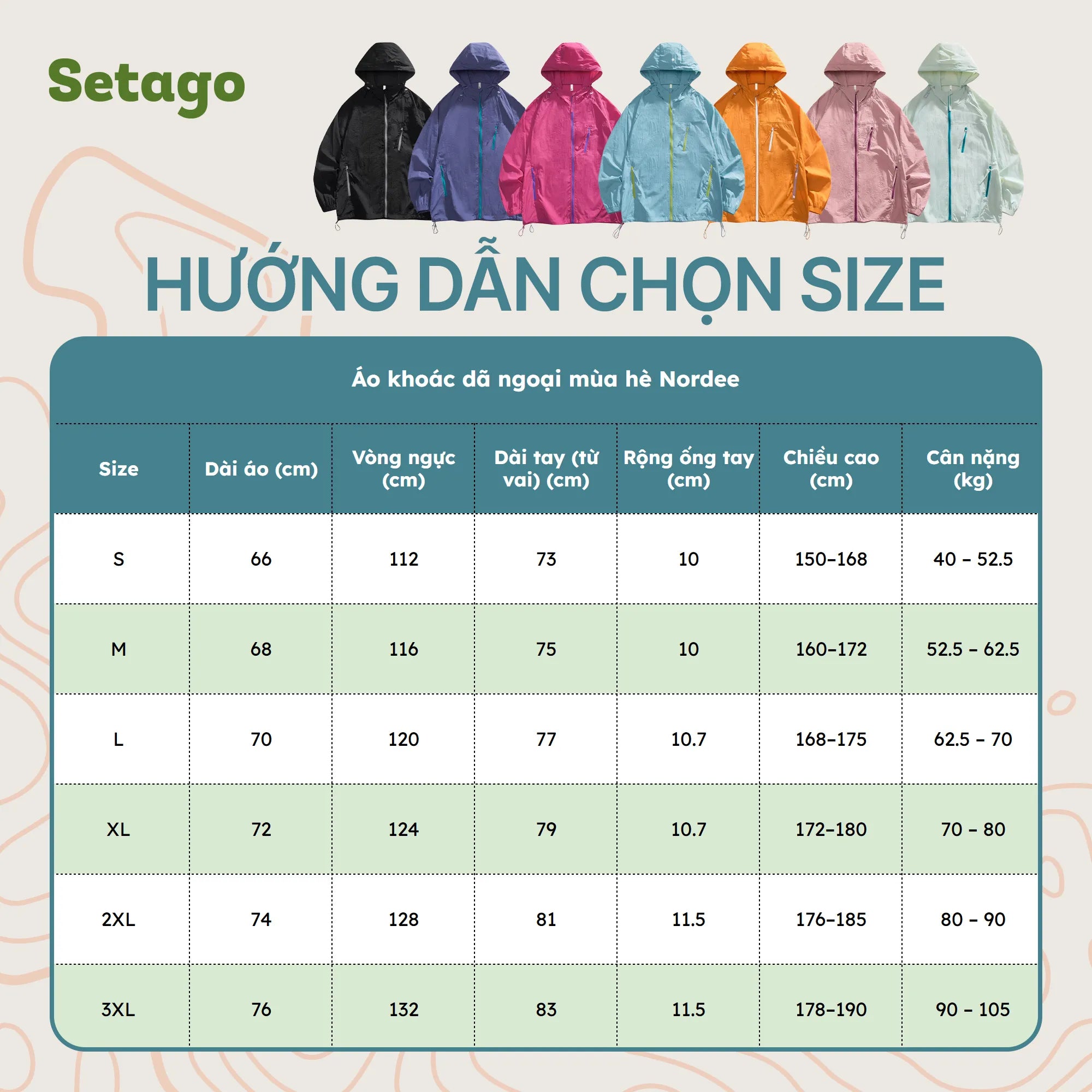 Áo khoác Nordee dã ngoại chống nắng UPF 50+