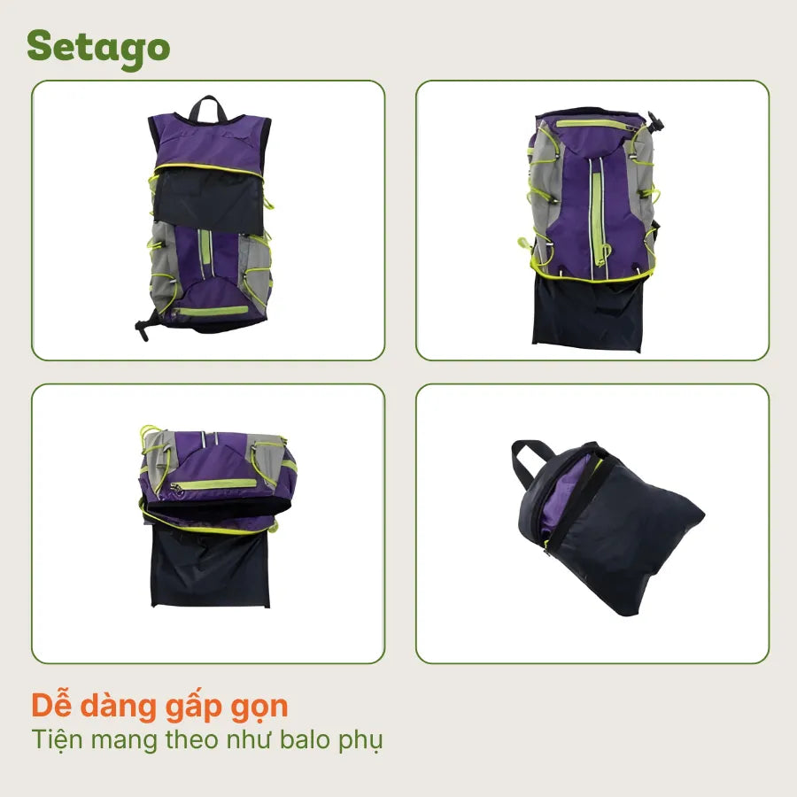 Balo chạy trail Loki 15L siêu nhẹ gấp gọn