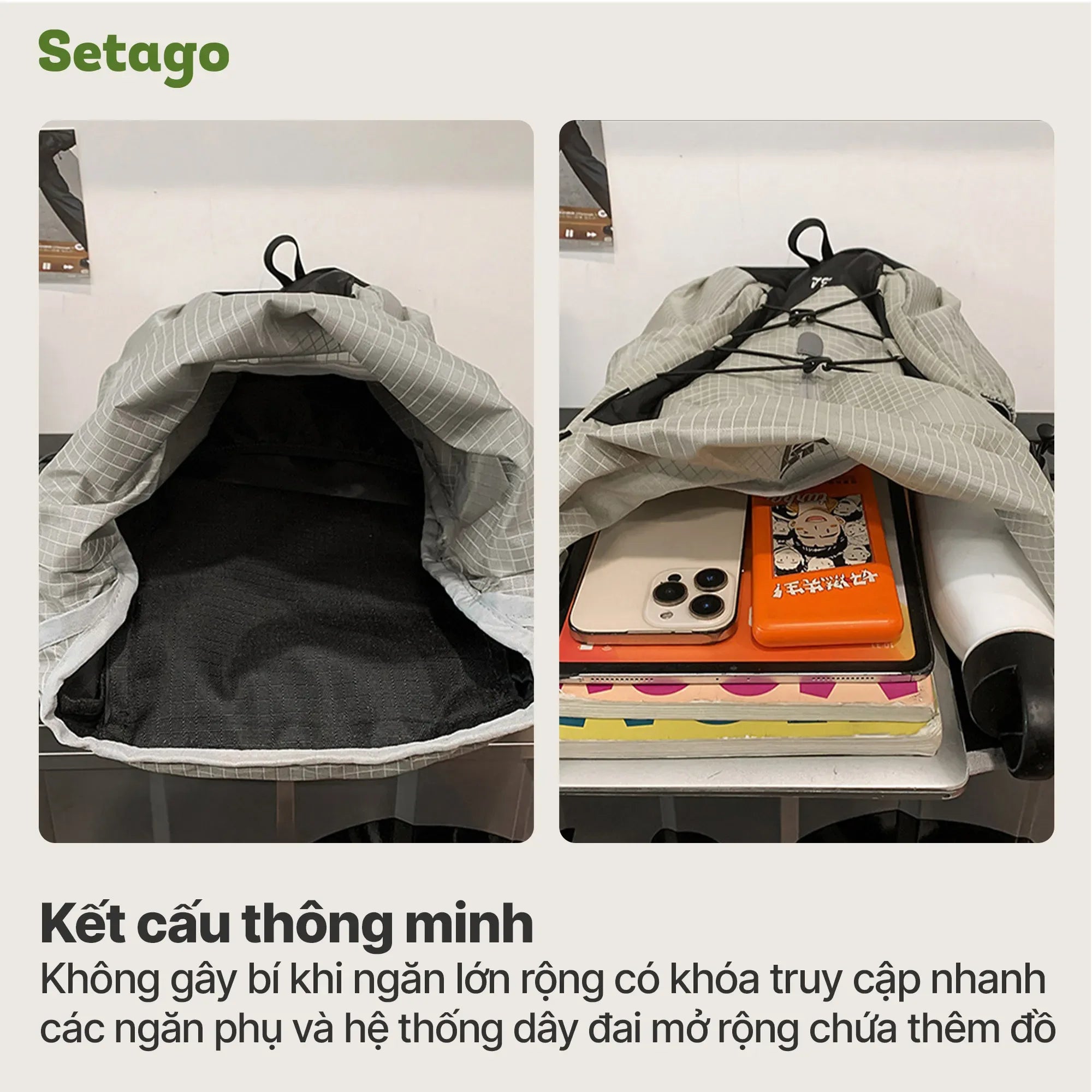 cau-truc-ngan-chua-thong-minh-balo-25l - Setago Travel & Outdoor