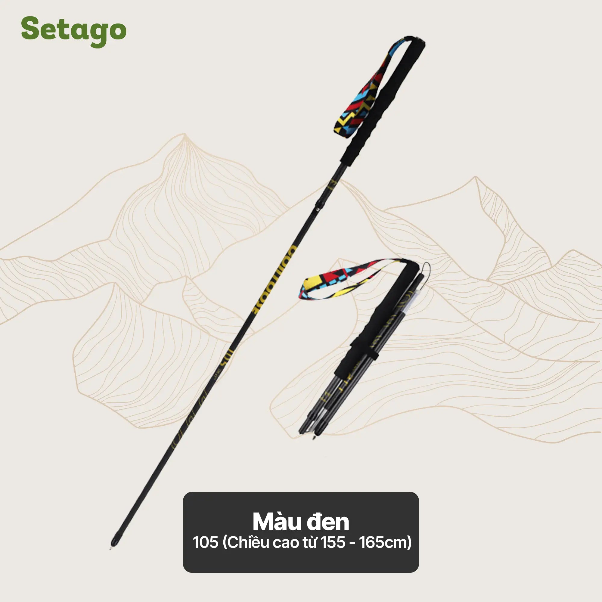 gay-contoose-t800-mau-den-105cm - Setago Travel & Outdoor