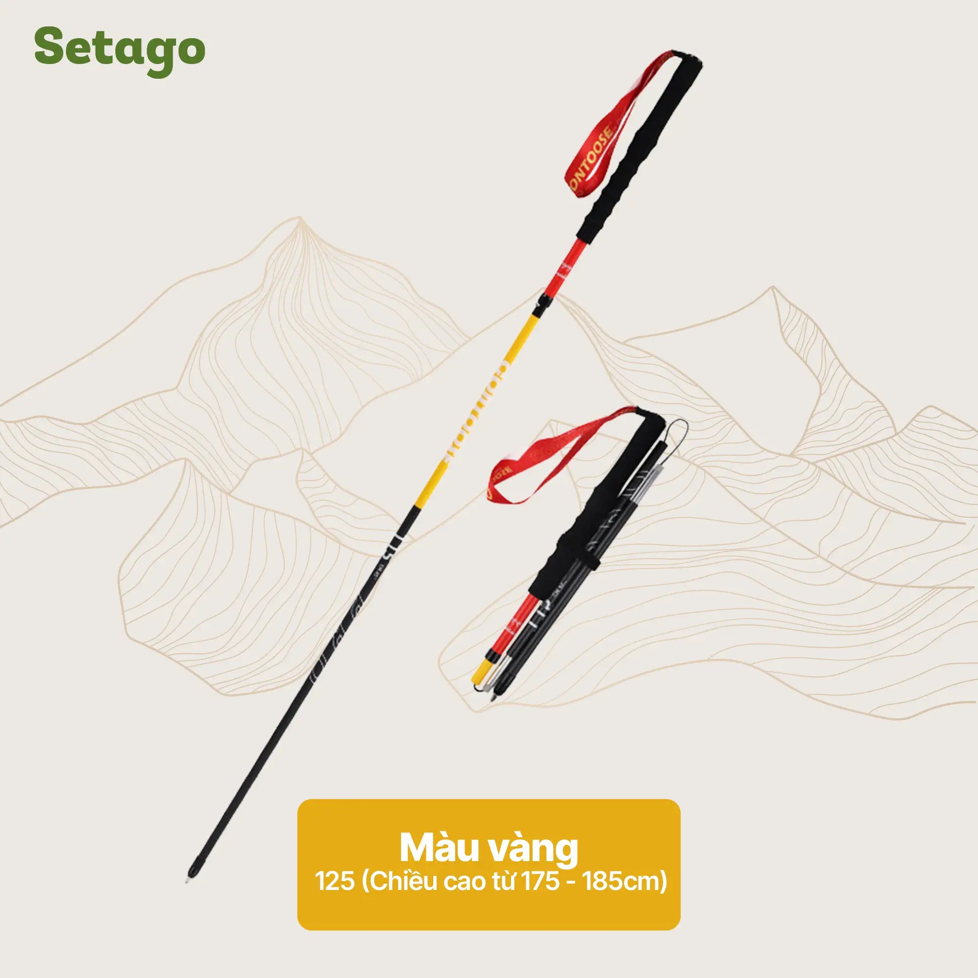 gay-contoose-t800-mau-vang-125cm - Setago Travel & Outdoor