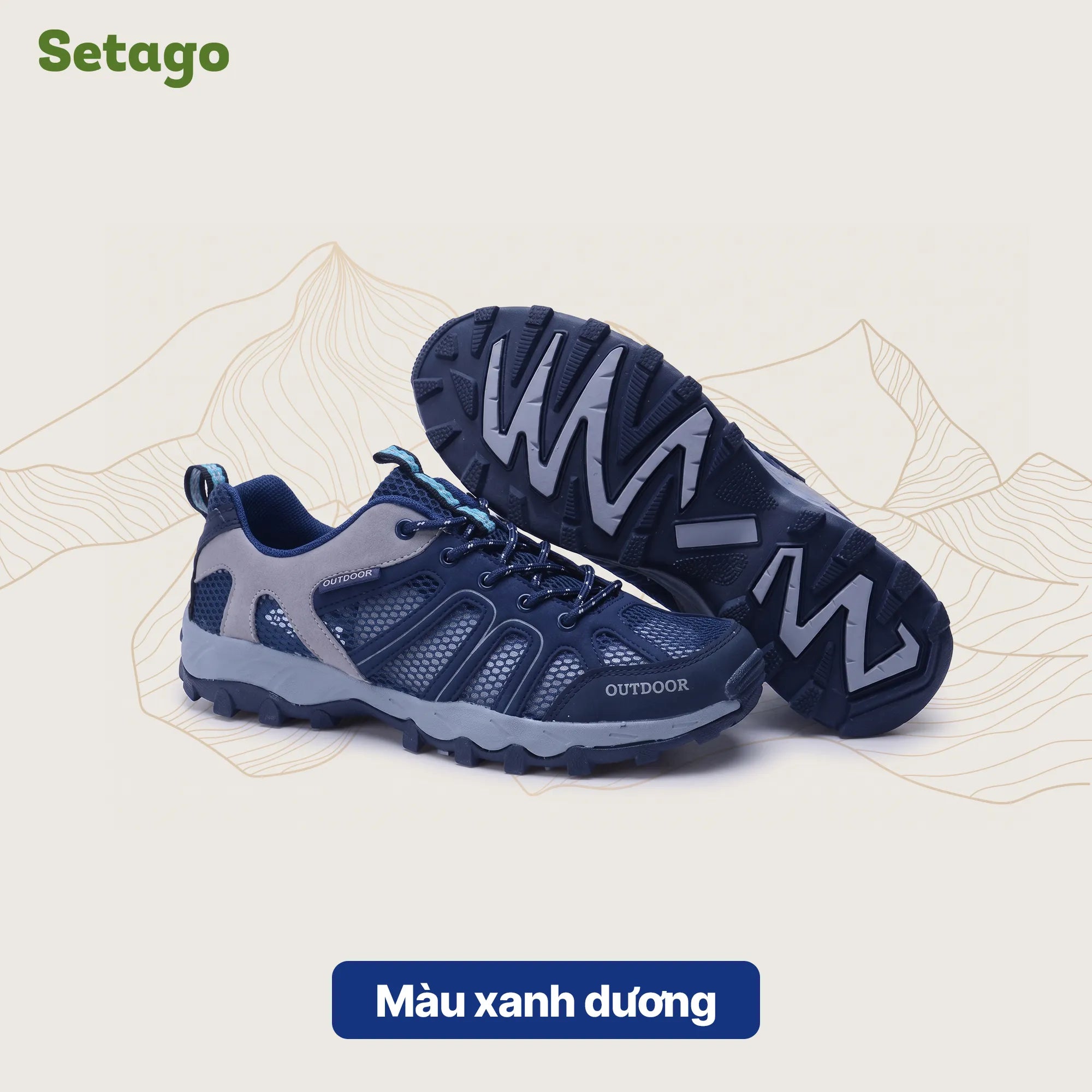Giày dã ngoại Aqua Hike thoát nước nhanh