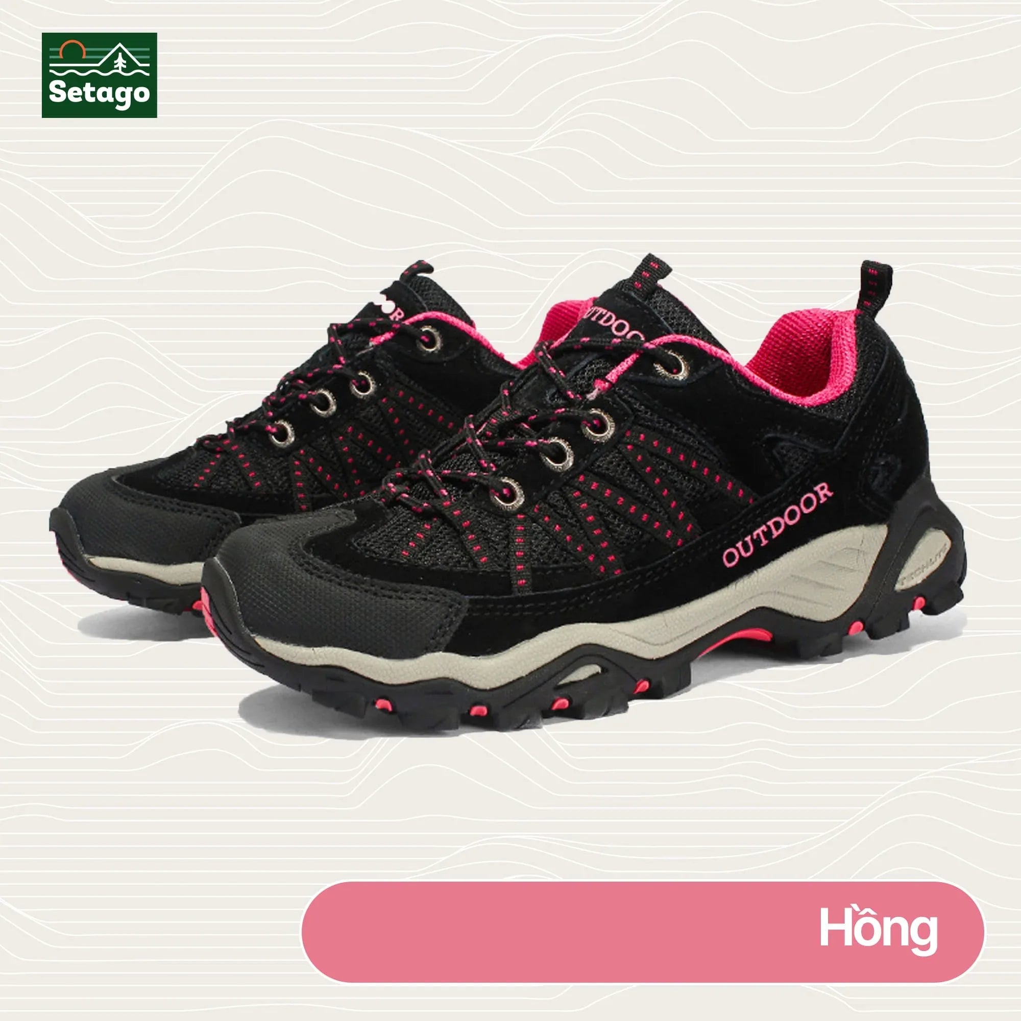 giay-outdoor-pro-hong1 - Setago Travel & Outdoor