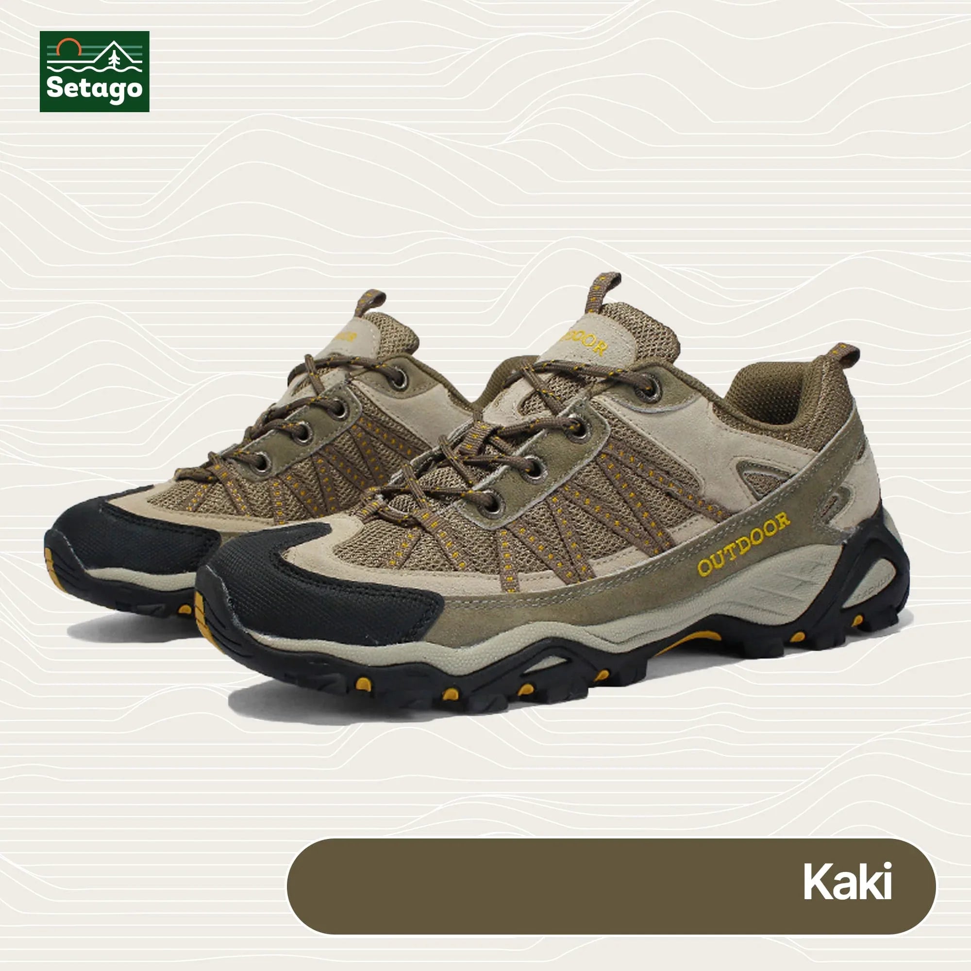 giay-outdoor-pro-kaki - Setago Travel & Outdoor