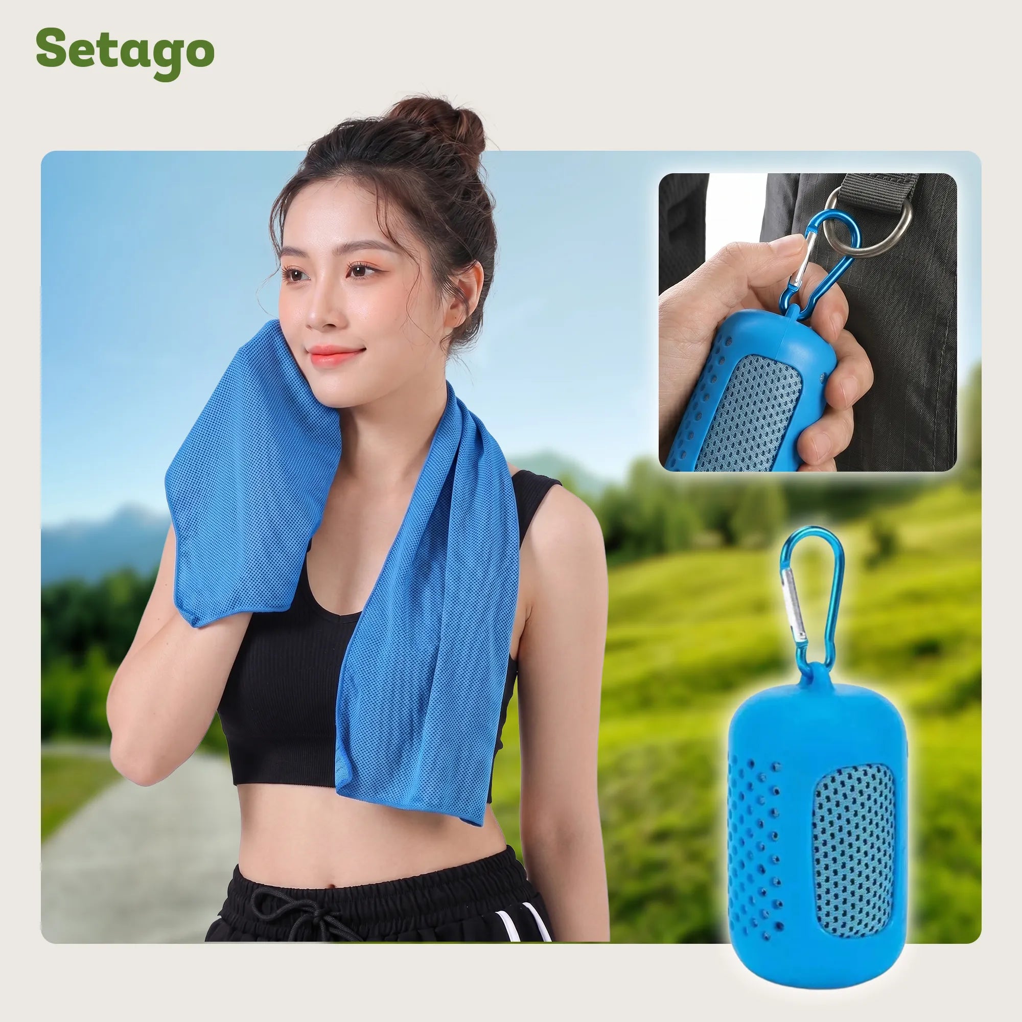 Khăn làm mát Icy Setago giải nhiệt tức thì