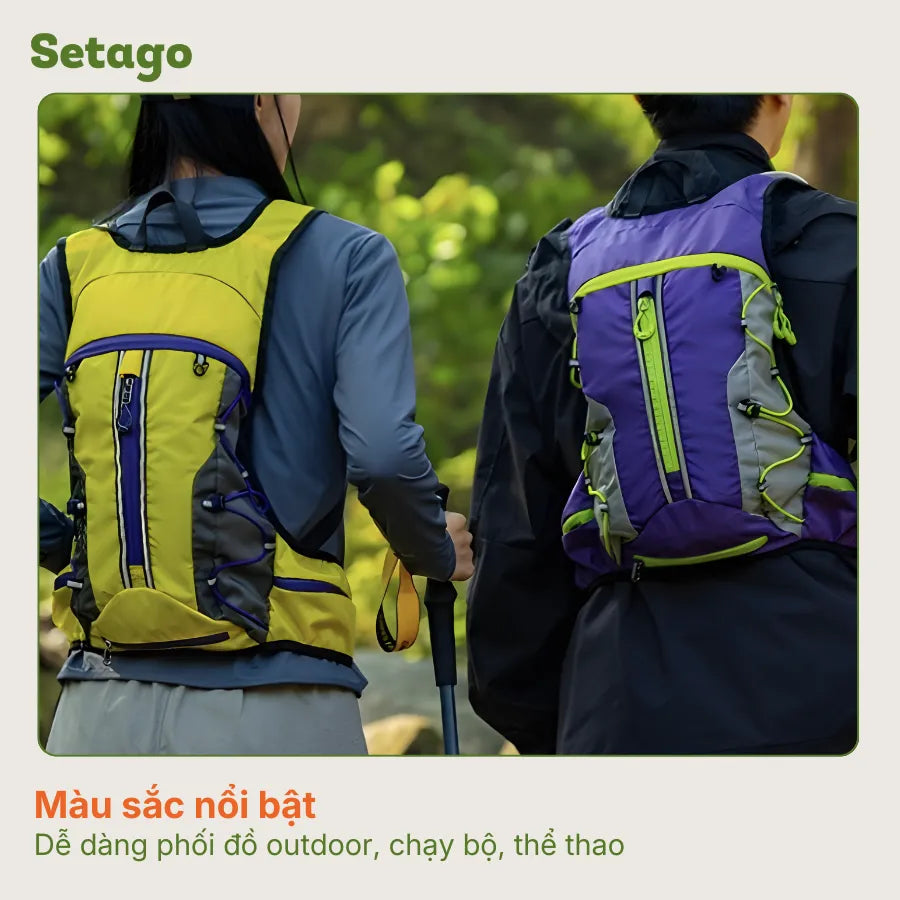 Balo chạy trail Loki 15L siêu nhẹ gấp gọn