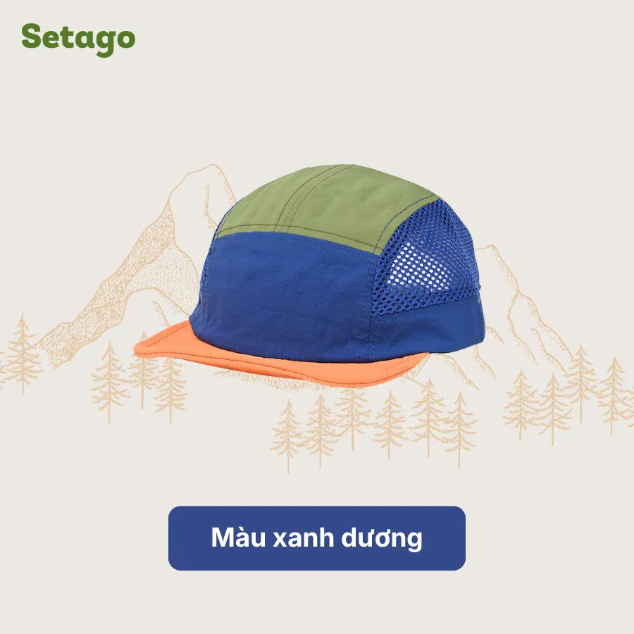 Mũ lưỡi trai Colorun 5-panel vành ngắn thoáng khí