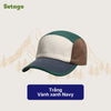 mu-tyro-mau-trang-vanh-xanh-navy - Setago Travel & Outdoor