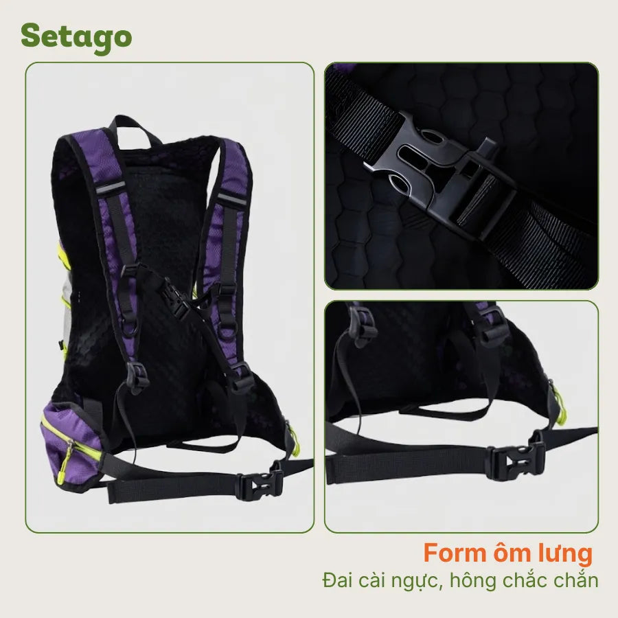 Balo chạy trail Loki 15L siêu nhẹ gấp gọn